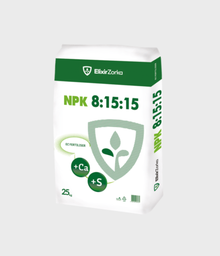 NPK 8-15-15 + 3%Ca + 9%S ELIXIR ZORKA 25kg